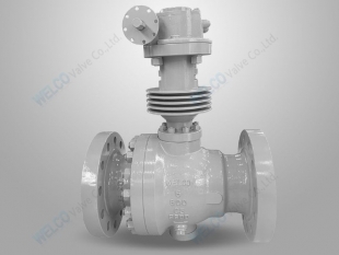 Metal seated forged steel ball valve