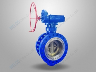 High pressure triple offset butterfly valve