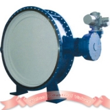 Large triple offset butterfly valve